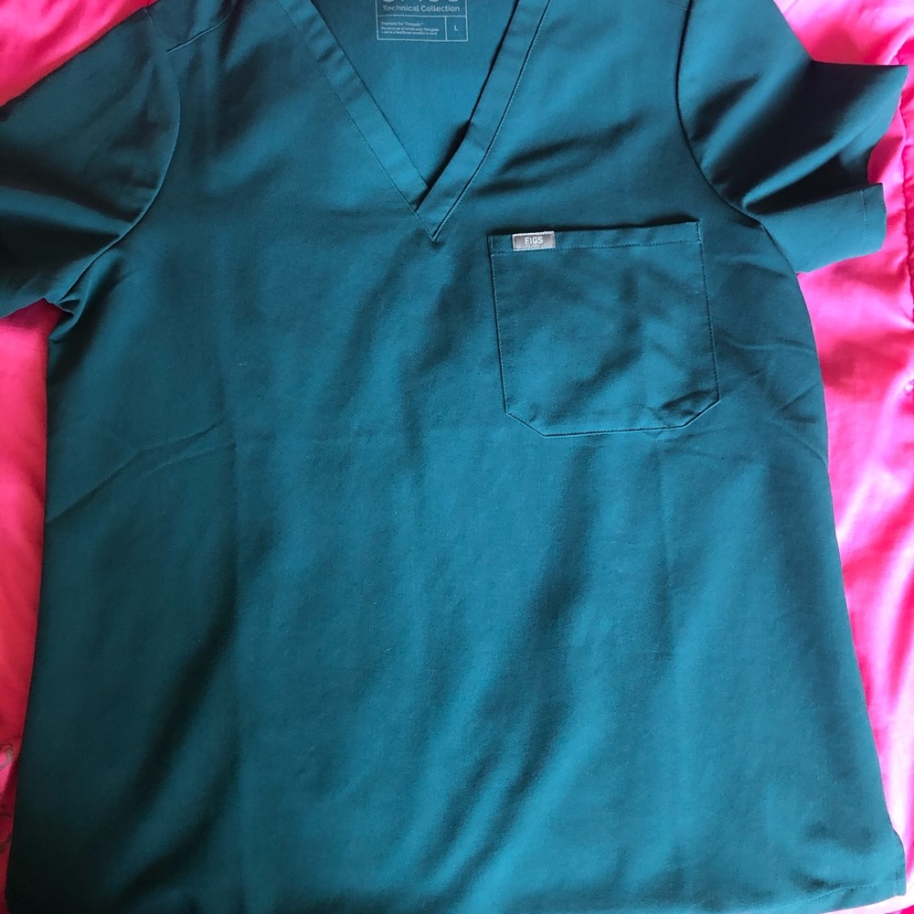 Caribbean Blue 1 pocket large top